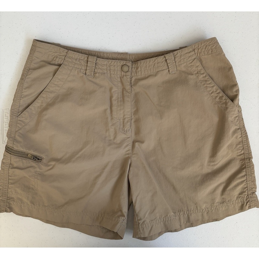 Marmot Women's Size 8 Beige Soft Nylon Outdoor Hiking Utility Shorts‎